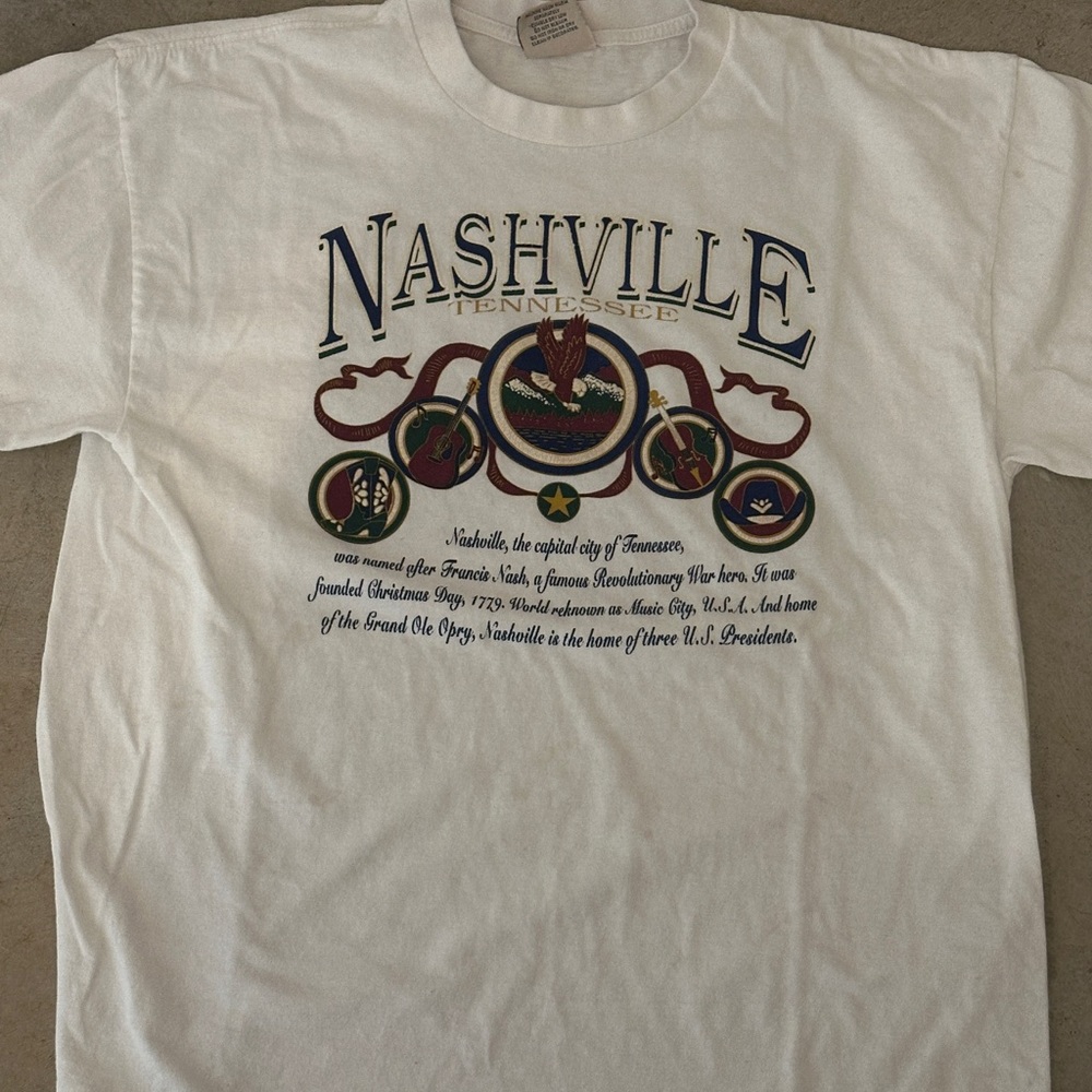 Vintage 90’s Nashville Tennessee Shirt Made in USA